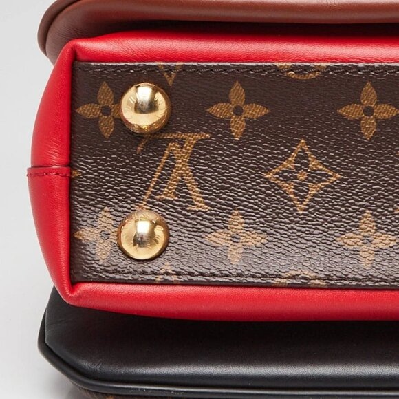 Louis Vuitton Red Monogram Canvas Millefeuille Bag - Picture 11 of 12